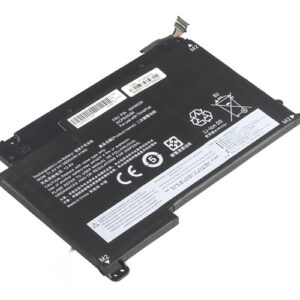 00HW020 00HW021 SB10F46458 SB10F46459 Battery for Lenovo ThinkPad P40 Yoga (20GQ) (20GR) ThinkPad Yoga 460 (20EL) - 11.4V 40Wh 3-Cell Li-Polymer – Front view top 45° angle