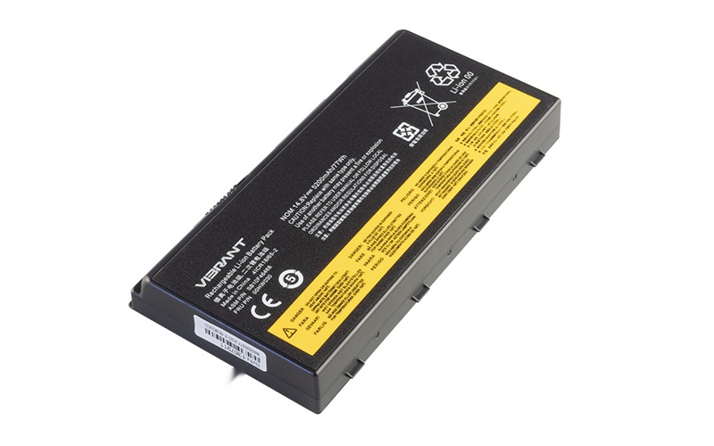 00HW030 01AV451 SB10F46468 Battery for Lenovo ThinkPad P70 P71 P72 (14.4V 75Wh 8-Cell) – Front view top 45° angle