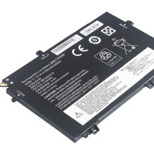 01AV463 L17M3P54 L17M3P53 L17C3P52 Battery for Lenovo ThinkPad L480 L580 (11.1V 45.5Wh 3-Cell Li-Poly) – Front view top 45° angle