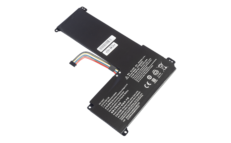 0813007 5B10P23779 Battery for Lenovo IdeaPad 120S-14IAP 130S-14IGM (7.4V 28Wh 2-Cell Li-Poly) – Front view top 45° angle