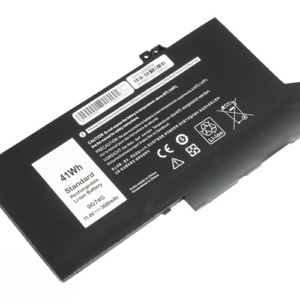 0G74G Battery for Dell Latitude 14 7400 13 7300 5300 (11.4V 41Wh 3-Cell Li-Poly) – Front view top 45° angle