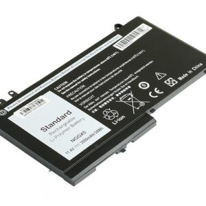 0RDRH9 NGGX5 Battery for Dell Latitude E5270 (11.4V 41Wh 3-Cell Li-Polymer) – Front view top 45° angle