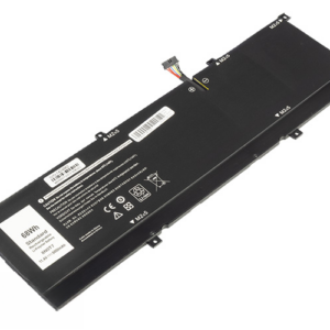 0TMFYT 8N0T7 Battery for Dell Precision 5530 2-in-1 XPS 15 9575 2-in-1 (11.4V 64Wh 6-Cell Li-Poly) – Front view top 45° angle
