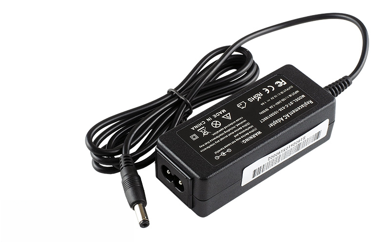 10.5V 1.9A 20W AC Adaptor for Sony VAIO VPCP111KX VPCP112KX VPCP114KX VPCP118KX PCG-11112W (P/N: VGP-AC10V2 VGP-AC10V6) – Angled front – 3 sides visible