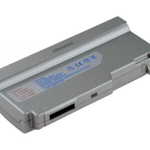10.65V 5200mAh/55Wh 6-Cell Battery for Panasonic CF-W5 ToughBook W5 (P/N: CF-VZSU47 CF-VZSU47U) – Front view top 45° angle