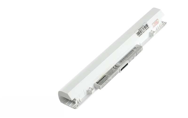 10.8V 28Wh 3-Cell Li-ion Battery for Lenovo S20-30 IdeaPad S210 S215 Touch (P/N: L12M3A01 L12S3F01 L12C3A01) Color: White – Front view top 45° angle