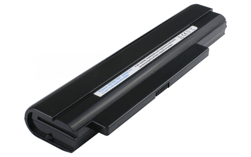 10.8V 4400mAh/48Wh 6-cell Battery for HP Pavilion DV2 (P/N : HSTNN-CB87&nbsp;HSTNN-XB87&nbsp;NB800AA) – Front view top 45° angle