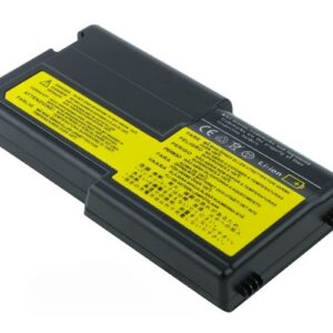 10.8V 4400mAh/48Wh 6-Cell Battery for IBM ThinkPad R40e (P/N: 08K8218 92P0987 92P0988 92P0989 92P0990) – Front view top 45° angle