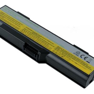 10.8V 4400mAh/48Wh 6-Cell Battery for Lenovo 3000 G400 G410 G510 (P/N: FRU 121SS080C ASM BAHL00L6S) – Front view top 45° angle