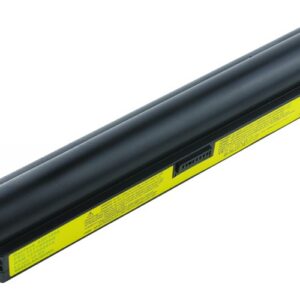 10.8V 4400mAh/48Wh 6-Cell Battery for Lenovo 3000 Series Y300 Y310 Y310a (P/N: FRU 121TS050Q ASM 121000614 43R1954) – Front view top 45° angle
