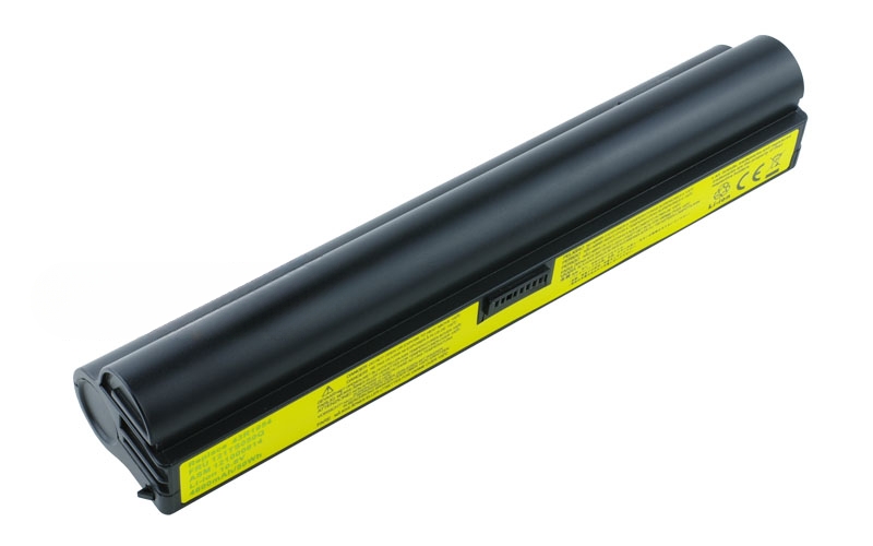 10.8V 4400mAh/48Wh 6-Cell Battery for Lenovo 3000 Series Y300 Y310 Y310a (P/N: FRU 121TS050Q ASM 121000614 43R1954) – Front view top 45° angle