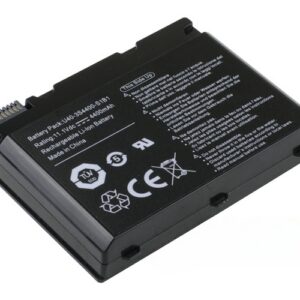10.8V 4400mAh/48Wh 6-Cell Battery for Mecer U50si1 (P/N: U40-3S4400-G1L3 U40-3S4000-G1B1 U40-3S4000-S1L2 U40-4S2200-G1L3) – Front view top 45° angle