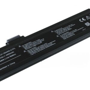 10.8V 4400mAh/48Wh 6-Cell Battery for Mecer Xpression L51II L51II5 (P/N: L51-3S4400-G1B1 L51-3S4400-C1S5 L51-3S4000-C1L3 L51-3S4000-S1P3) – Front view top 45° angle
