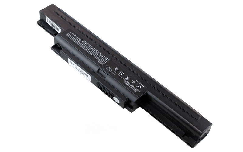 10.8V 4400mAh/48Wh 6-Cell Battery for MSI MEGABOOK S420 S425 S430 VR320 VR330 (P/N: BTY-M42) – Front view top 45° angle