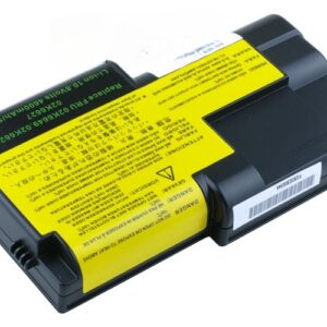 10.8V 4600mAh/50Wh 6-Cell Battery for IBM ThinkPad T20 T21 T22 T23 T24 (P/N: FRU 02K6626 FRU 02K7030 FRU 02K7032 FRU 02K6627 02K6620 02K6621 02K6644 02K6645 02K6649 02K7025 02K7026 02K7028 08K8026) – Front view top 45° angle