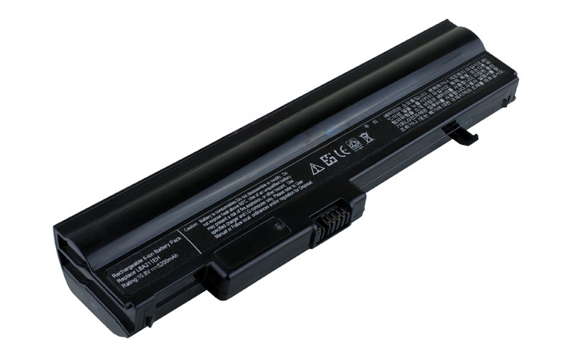 10.8V 48Wh 6-Cell Battery for LG X120 X130 Series (P/N: LBA211EH LB3211EE LB6411EH LB3511EE) – Front view top 45° angle