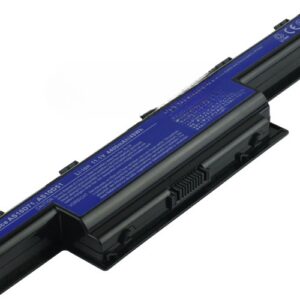 10.8V 5200mAh/56Wh 6-Cell Battery for Acer Aspire 4771 5741 5742 7750 Acer TravelMate 4750 7740 7750 8472T (P/N: AS10D31 AS10D51 AS10D71) – Front view top 45° angle