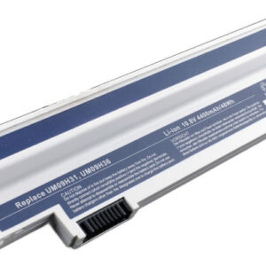 10.8V 5200mAh/56Wh 6-Cell Battery for Acer Aspire One 532h (P/N: UM09H31 UM09H36 UM09H41 UM09G31) – Front view top 45° angle