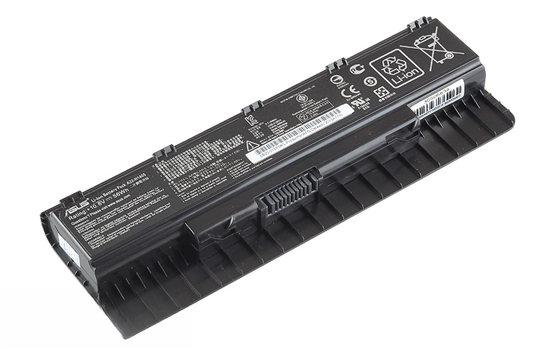 10.8V 56Wh 6-Cell battery for ASUS G551J G551JK G551JM G771J G771J N551 N751 (P/N: A32N1405) – Front view top 45° angle