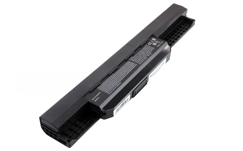 10.8V 56Wh 6-Cell Battery for ASUS K53B K53E K53F K53J K53S (P/N: A32-K53 A42-K53 A31-K53 A41-K53) – Front view top 45° angle