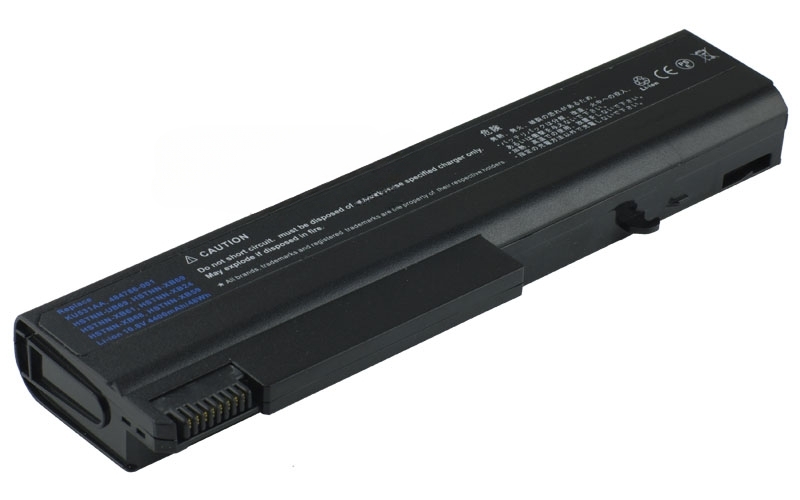 10.8V 56Wh 6-Cell Battery for HP EliteBook 6930p 8440p HP ProBook 6450b 6540b 6545b 6550b HP Compaq 6530b 6730b 6735b (P/N: HSTNN-UB68 HSTNN-UB69 HSTNN-XB59 HSTNN-XB61 HSTNN-XB68 KU531AA) – Front view top 45° angle