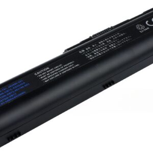10.8V 56Wh 6-Cell Battery for HP G50 G60 G61 G70 G71 HP Pavilion DV4 DV5 DV6 Compaq Presario CQ40 CQ45 CQ50 CQ60 CQ61 CQ70 CQ71 (P/N: HSTNN-DB72 HSTNN-DB73 HSTNN-IB72 HSTNN-UB72 HSTNN-XB73) – Front view top 45° angle