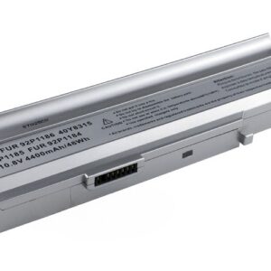 10.8V 56Wh 6-Cell Battery for Lenovo 3000 Series C200 N100 N200 (P/N: 40Y8315 40Y8322 FRU 42T5216 ASM 42T5217 ASM 92P1183) – Front view top 45° angle