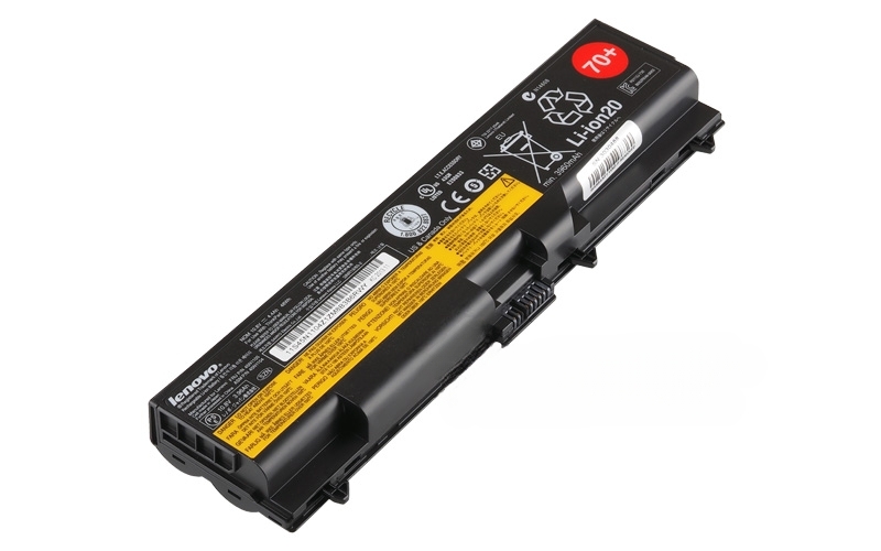 10.8V 56Wh 6-Cell Battery for Lenovo ThinkPad T430 T530 L430 (P/N: 0A36302 45N1001 45N1003 45N1005 45N1104 45N1105) – Front view top 45° angle