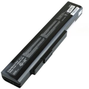 10.8V 56Wh 6-Cell Battery for MSI&nbsp;CR640 CX640 A6400 (P/N: A32-A15 A41-A15 A42-A15 A42-H36) – Front view top 45° angle