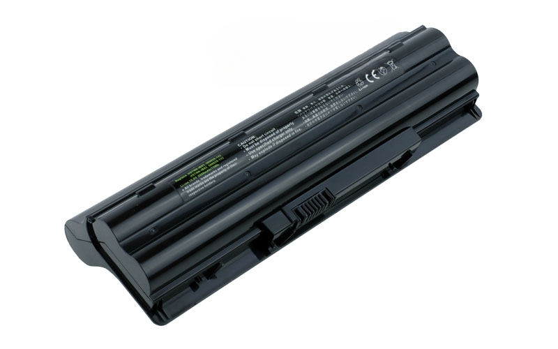 10.8V 6600mAh/71Wh 9-Cell Battery for HP Pavilion DV3-1000 DV3z-1000 (P/N: HSTNN-IB82 500029-142 HSTNN-IB83 NB801AA 5000028-142) – Front view top 45° angle