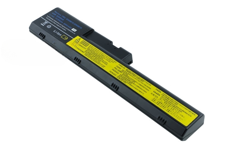 10.8V 6600mAh/71Wh 9-Cell Battery for IBM ThinkPad A20 A21 A22 A22m A22p (P/N: FRU 02K6615 FRU 02K6619 02K6617 02K6769) – Front view top 45° angle