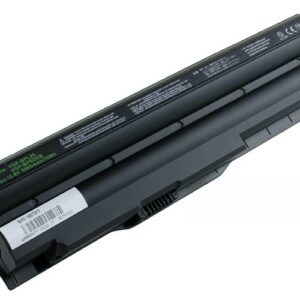 10.8V 84Wh 9-Cell Battery for Sony VAIO VPC-Z115FC VPC-Z119GC VPC-Z135GG VPC-Z137FC VPC-Z138GC VPC-Z139GG VPC-Z13AGJ VPC-Z14ZHJ (P/N: VGP-BPL20 VGP-BPS20B VGP-BPS20/B) <strong><span style= – Front view top 45° angle
