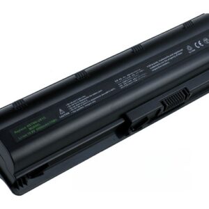 10.8V 95Wh 12-Cell Battery for HP G42 G56 G62 G72 HP Pavilion DM4 DV3-4000 DV4-4000 DV6-3000 DV7-4000 G4-1000 G6-1000 G6-1200 G7-1000 Compaq Presario CQ42 CQ43 CQ56 CQ62 (P/N: HSTNN-Q48C HSTNN-Q49C HSTNN-Q64C MU09 HSTNN-UB0W WD548AA) – Front view top 45° angle
