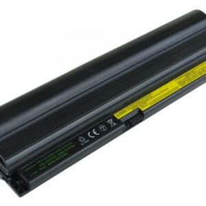 10.8V&nbsp;4400mAh/48Wh 6-Cell Battery for Lenovo ThinkPad X100e X120e Lenovo ThinkPad Edge 11" E10 (P/N:&nbsp;42T4829 FRU 42T4789 ASM 42T4784 57Y4559) – Front view top 45° angle