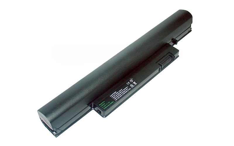 11.1V 2600mAh/29Wh 3-Cell Battery for Dell Inspiron 1210 Dell Mini 12 (P/N: F707H 312-0810 451-10701 C647H) – Front view top 45° angle
