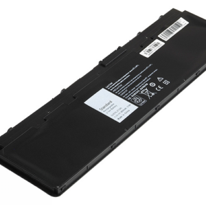 11.1V 30Wh 3-Cell Li-Polymer Battery for Dell Latitude E7240 E7250 (P/N: WD52H KWFFN J31N7 451-BBFW 0J31N7) – Front view top 45° angle