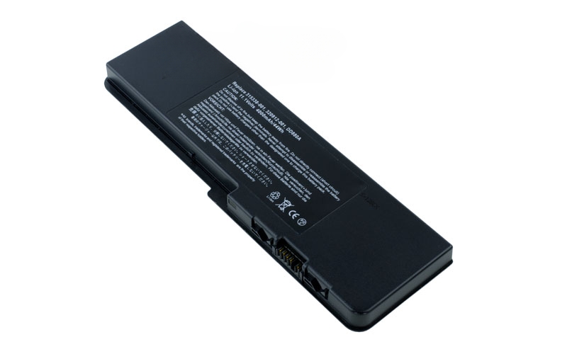 11.1V 3600mAh/40Wh Li-Poly Battery for HP Compaq NC4000 NC4010 (P/N: 315338-001 320912-001 325527-001 335209-001) – Front view top 45° angle