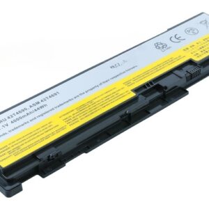 11.1V 4000mAh/44Wh Prismatic Li-ion Battery for Lenovo ThinkPad T400s T410s T410si (P/N: FRU 42T4688 FRU 42T4690 ASM 42T4691 51J0497 42T4689 42T4832) – Front view top 45° angle
