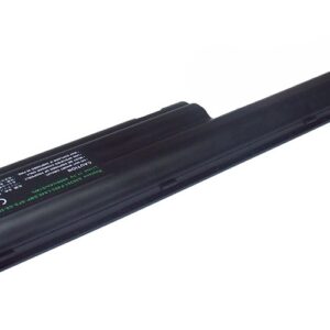 11.1V 4400mAh/49Wh 6-Cell Battery for Fujitsu Siemens Esprimo Mobile D9500 M9400 U9200 (P/N: S26391-F405-L840 SMP-SFS-SS-26C-06) – Front view top 45° angle