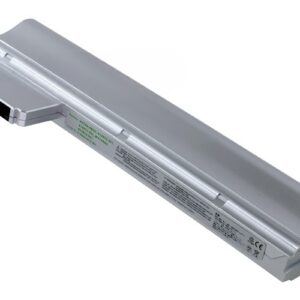 11.1V 4400mAh/49Wh 6-Cell Battery for HP Mini 210-2000 210-2100 210-2200 (P/N: HSTNN-DB2C WY164AA 614873-001 614874-001 614875-001) – Front view top 45° angle