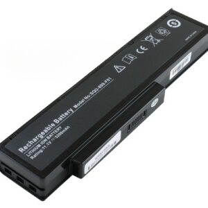 11.1V 49Wh 6-Cell Battery for Fujitsu Siemens Amilo Li3710 Li3910 Pi3560 Pi3660 (P/N: SQU-809-F01 SQU-808-F01 3UR18650-2-T0182 3UR18650-2-T0183) – Front view top 45° angle