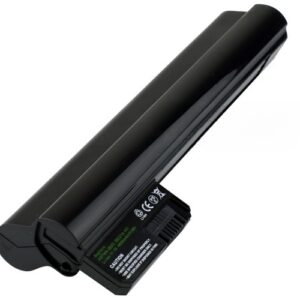 11.1V 49Wh 6-Cell Battery for HP Mini 210 210-1000 Compaq Mini 210 CQ20 (P/N: HSTNN-Q46C HSTNN-DB0P HSTNN-LB0P 582213-121) – Front view top 45° angle