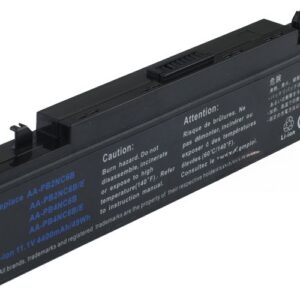 11.1V 49Wh 6-Cell Battery for Samsung P460 R45 R460 R510 R610 R710 X360 X460 X60 X65 (P/N: AA-PB2NC3B AA-PB2NC6B AA-PB4NC6B AA-PB6NC6B) – Front view top 45° angle