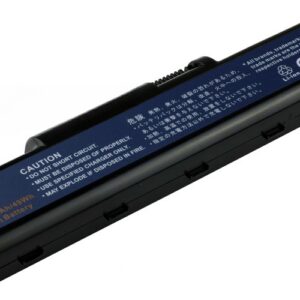 11.1V 5200mAh/58Wh 6-Cell Battery for Acer Aspire 4220 4315 4320 4520G 4920 4930 5735Z 5740G eMachines D525 E727 (P/N: AS07A32 AS07A52 AS07A72 AS09A71) – Front view top 45° angle