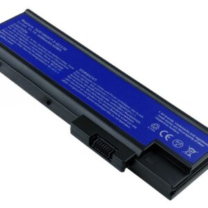 11.1V 5200mAh/58Wh 6-Cell Battery for Acer Aspire 5600 7000 9200 Acer TravelMate 4220 5600 5620 (P/N: 3UR18650Y-2-QC236) – Front view top 45° angle