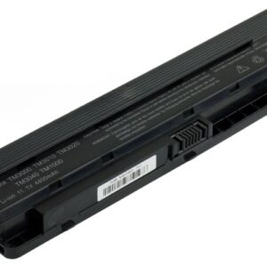 11.1V 5200mAh/58Wh 6-Cell Battery for Acer Ferrari 1000 1003 1005 Acer TravelMate 3000 3010 3030 3040 (P/N: 3UR18650-2-QC175 3UR18650-2-QC259 BT.00303.005 CGR-B/350CW) – Front view top 45° angle