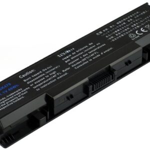 11.1V 5200mAh/58Wh 6-Cell Battery for Dell Inspiron 1520 1521 1720 1721 Dell Vostro 1500 1700 (P/N: 312-0504 312-0575 312-0576 451-10476 FP282 GK479) – Front view top 45° angle