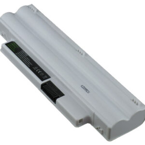 11.1V 5200mAh/58Wh 6-Cell Battery for Dell Inspiron Mini 10 1012  1018(P/N: 312-0966 312-0967 8PY7N A3580082 A3582339 CMP3D G9PX2 KMP21 MGWSK) – Front view top 45° angle