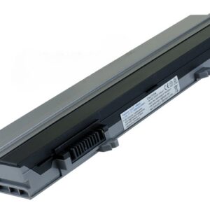 11.1V 5200mAh/58Wh 6-Cell Battery for Dell Latitude E4300 E4310 (P/N: FM332 FM338 HW905 XX337 312-0823 312-9955 451-10636) – Front view top 45° angle