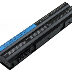 11.1V 5200mAh/58Wh 6-Cell Battery for Dell Latitude E5420 E5520 E5530 Vostro 3460 3560 Inspiron 14R 5420 15R 7520 17R 7720 (P/N: 312-1163 312-1242 7FJ92 T54FJ T54F3 NHXVW) – Front view top 45° angle